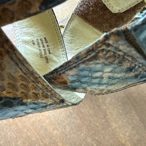 Michael Kors Snake Skin Dress Sandal - Picture 5 of 7